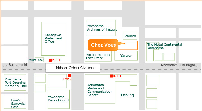 Yokohama Access Map